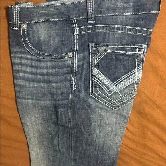 Men's Bundle Blue Jeans Ariat, Rock & Roll - Picture 3 of 6